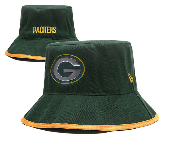 Green Bay Packers Stitched Bucket Hats 0118